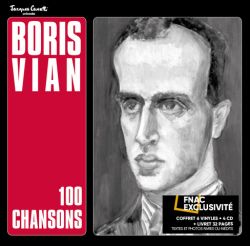 Réédition en version collector et numérotée d'un coffret 100 chansons de Boris Vian