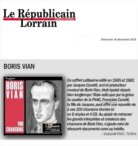 LE REPUBLICAIN LORRAIN Dimanche 16 Décembre 2018