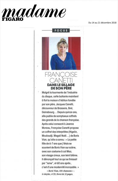 MADAME FIGARO 14-21 Décembre 2018