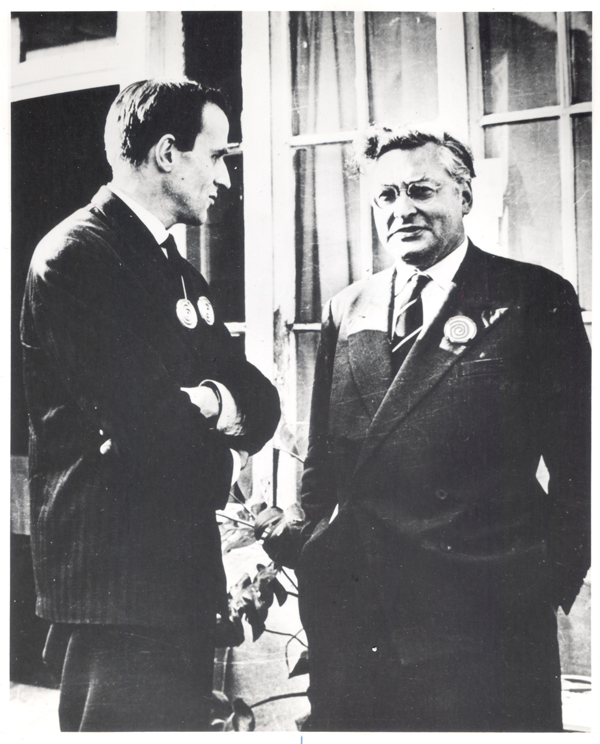 BV et Raymond Queneau à Paris