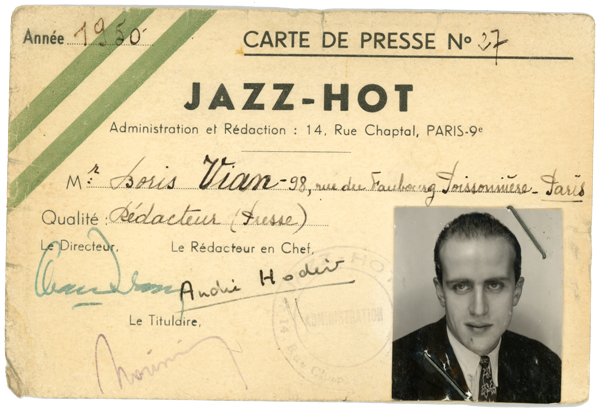 Carte de presse JAZZ HOT