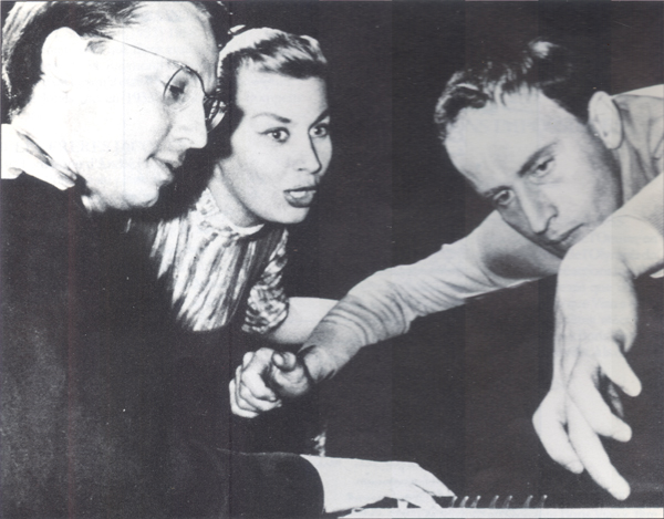 Boris Vian, Magali Noël et Alain Goraguer